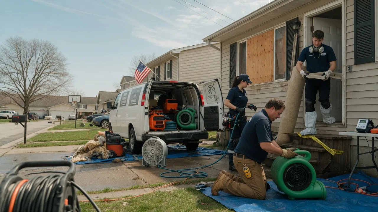 Water Damage Restoration in Green Valley, IL near me
